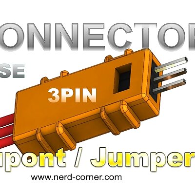 Connector housing Dupont 3Pin