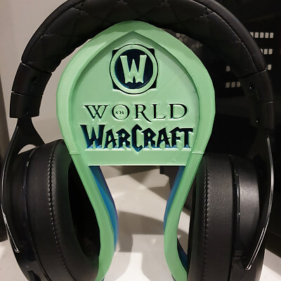 World of Warcraft headphone stand