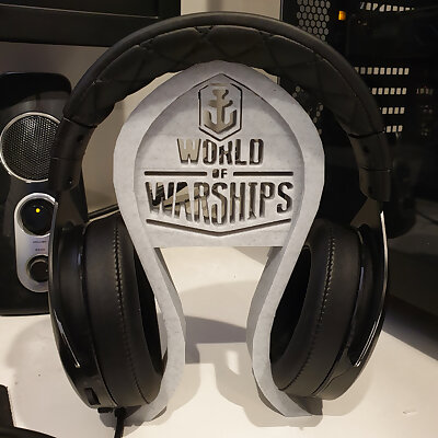 World of Warships headphones stand