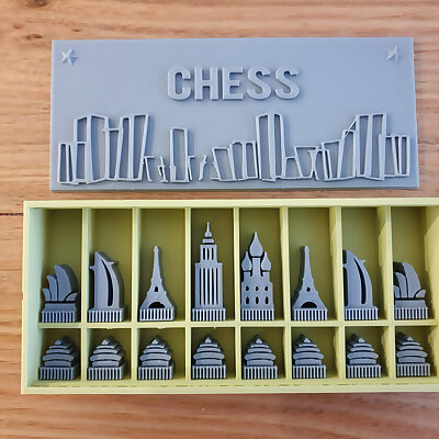 Architecture Chess Set