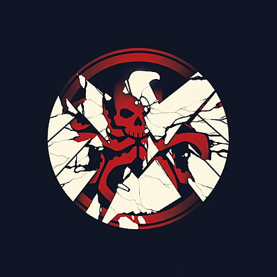 Logo HydraSHIELD Marvel
