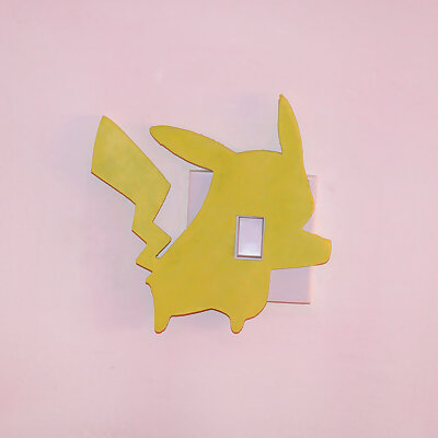 Pikachu Light switch cover