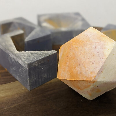 Icosahedron Bath Bomb Mould V1
