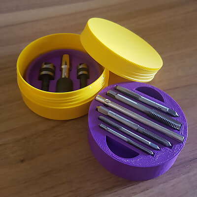 Tool Organizer From Recycled Hair Wax Can