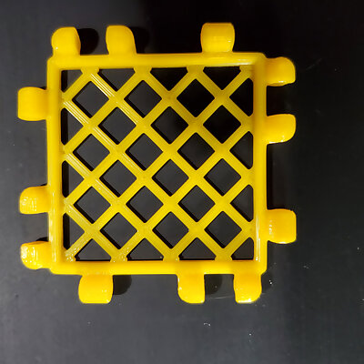 PolyPanel2 square with diagonal mesh