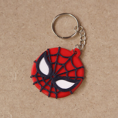 Keychain Multicolor Spiderman