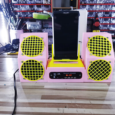 3D printed mini stereo system