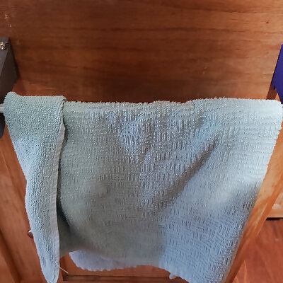 Custom kitchen towel holder