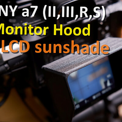 SONY Alpha a7IIIIIIVRS Camera Screen HOOD  SunShade