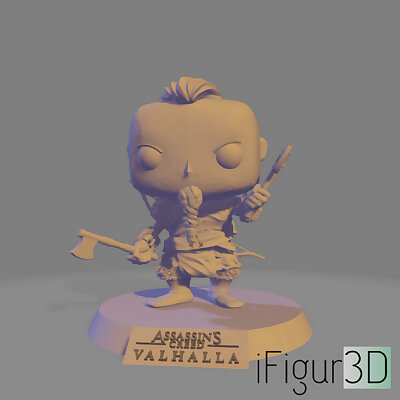 ACValhalla inspired pop style figure
