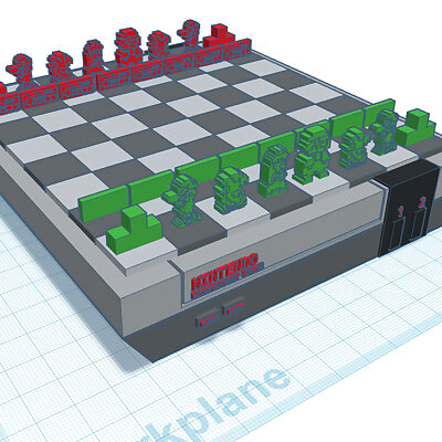 Nintendo Entertainment System Chess Set