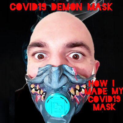 covid demon mask