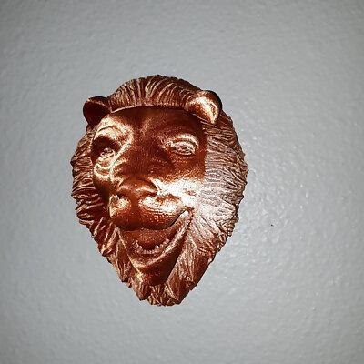 Lions Head Display  wall mount