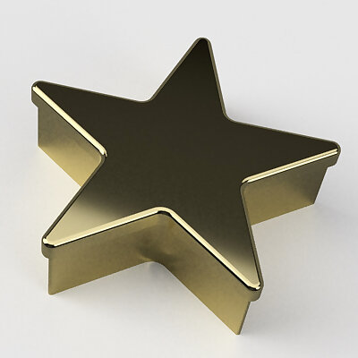 Star box with blank or Christmas top