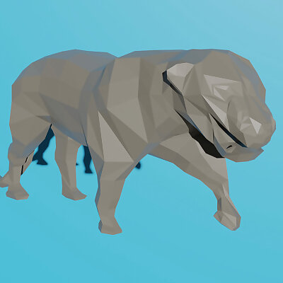 Low poly panther