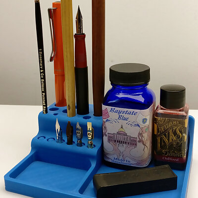 Fountain Pen and Calligraphy Desk Organiser