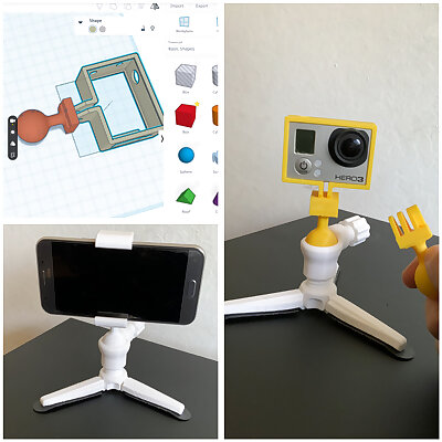 GoPro mounts for phone tripod