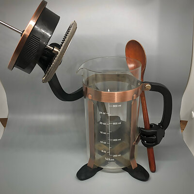 French Press Coffee Maker Stand