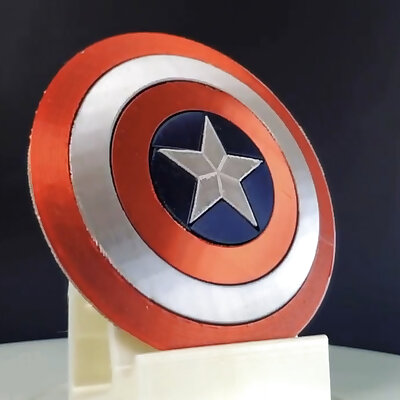 Captain Americas Shield  Multipart with display