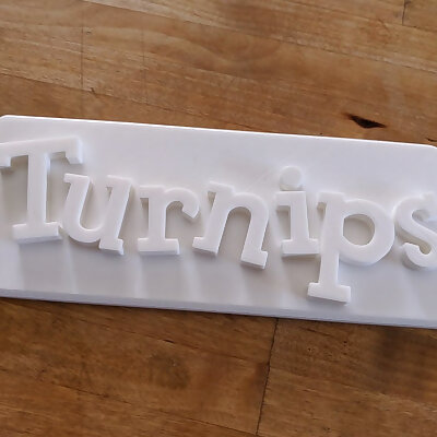 Turnip Sign