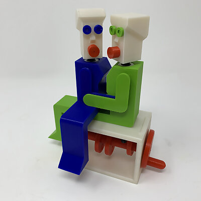 Lora and I a Simple 3D Printed Automaton