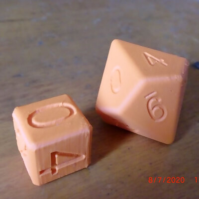 Lotto numbers Dice pair