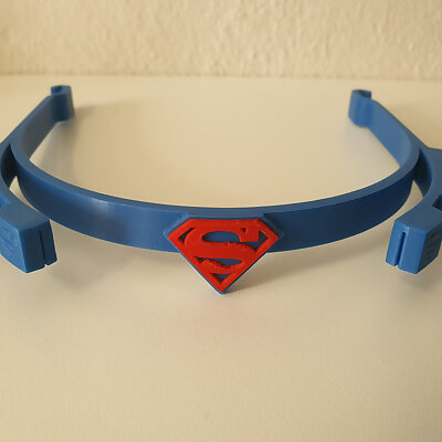 Superman face shield visor