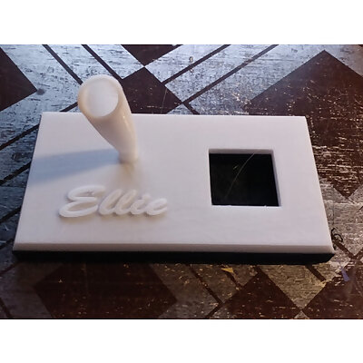 quill stand with ink holder without signature