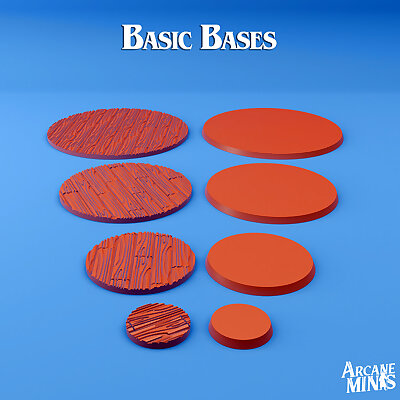 Arcane Minis  Basic Bases