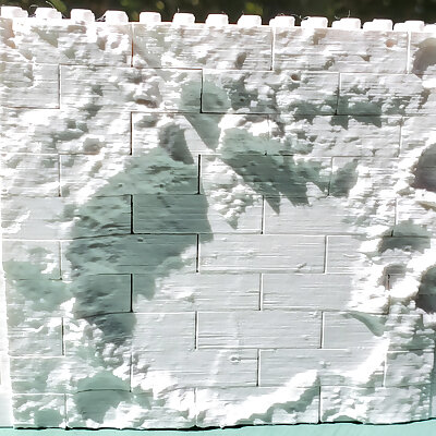 Montini NASA Mars Gusev Crater Wall Set Lego Compatible