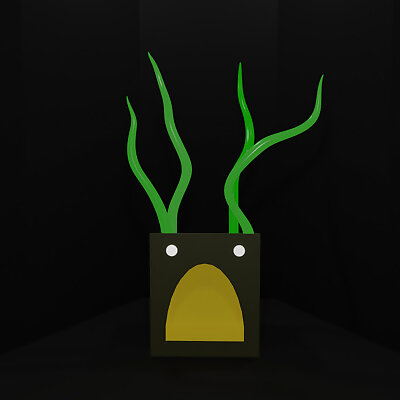 Cube Monster  Lowpoly