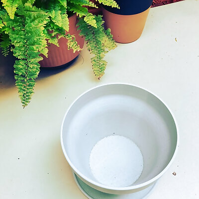 Simple Planter with Integrated Cup