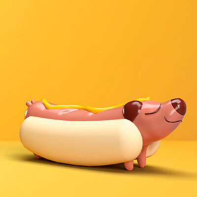 3D Modeling National Hotdog Day