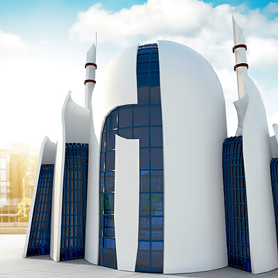 Hard Surface Modeling  Architecture Mosque