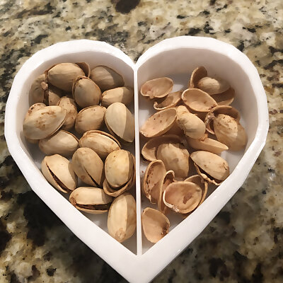 Heart Themed nut bowl