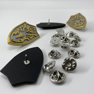 Shield Pins and keyrings from the Legend of Zelda Breath of the Wild