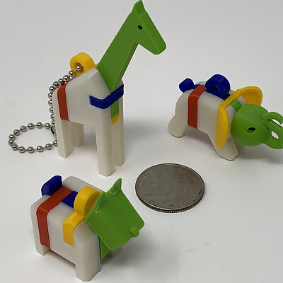 A Trio of Keychain Puzzles