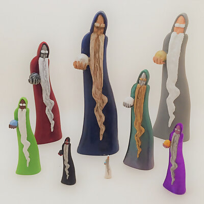 Willowy Wizard Wood Carving