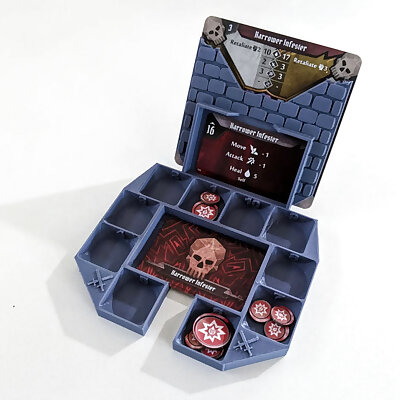 Gloomhaven Monster Stats and Damage Holder  ring