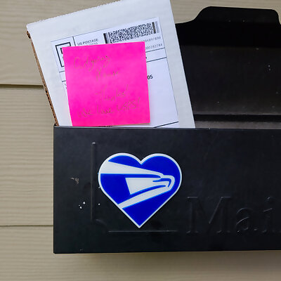 USPS Support Heart