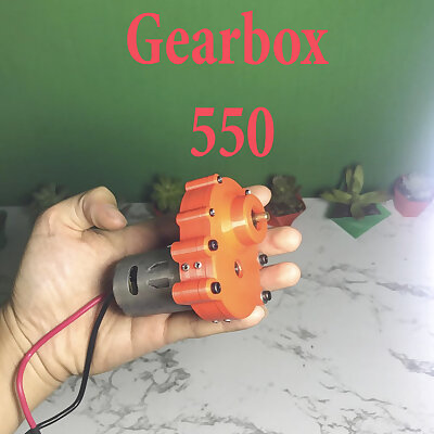 Gearbox motor 550