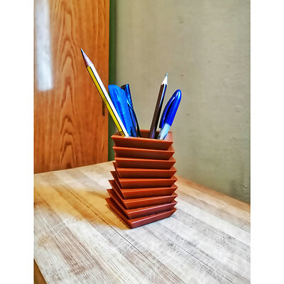 Abstract Pencil Holder