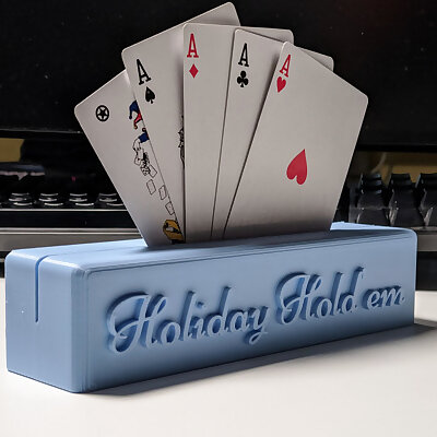 Holiday Holdem Card Stand