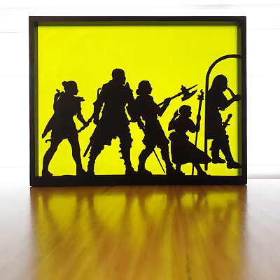 Dungeons and Dragons Silhouette Art