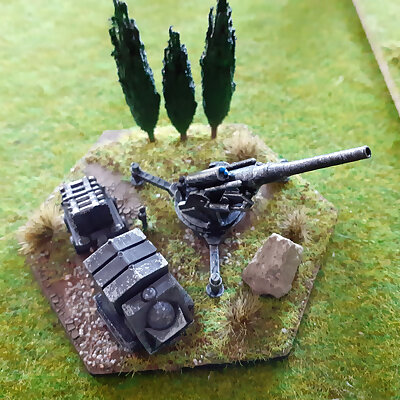 6mm AAArtillery with diorama