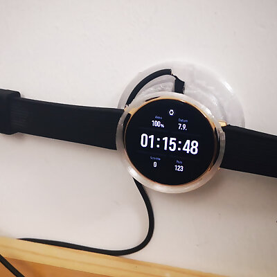 Samsung Galaxy Watch Active 2  Wand Halterung für Uhr und Ladegerät