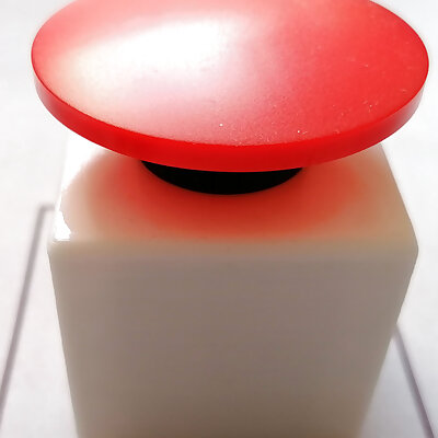 Push Button Case mushroom head 22mm