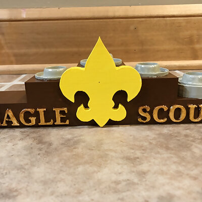Boy Scout  Eagle Scout Ceremony Candle Holder