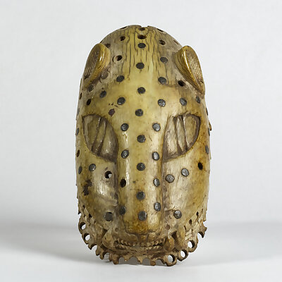 Leopards Head OrnamentBenin Mask