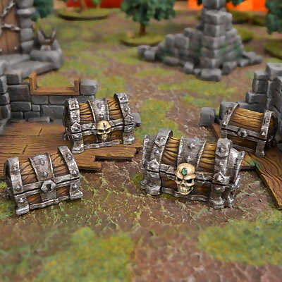Dungeon Chests Set of four